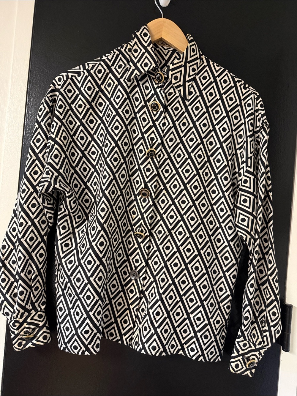 Gianni Versace vintage silk blouse from summer spring collection 1992